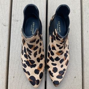 Cole Haan calf hair booties size 7